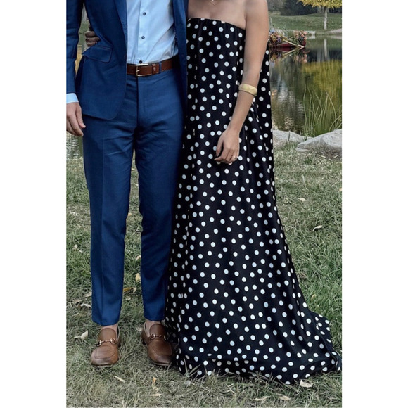 Show Me Your Mumu Tinsley Tube Dress in Polka Dot S - Picture 1 of 8